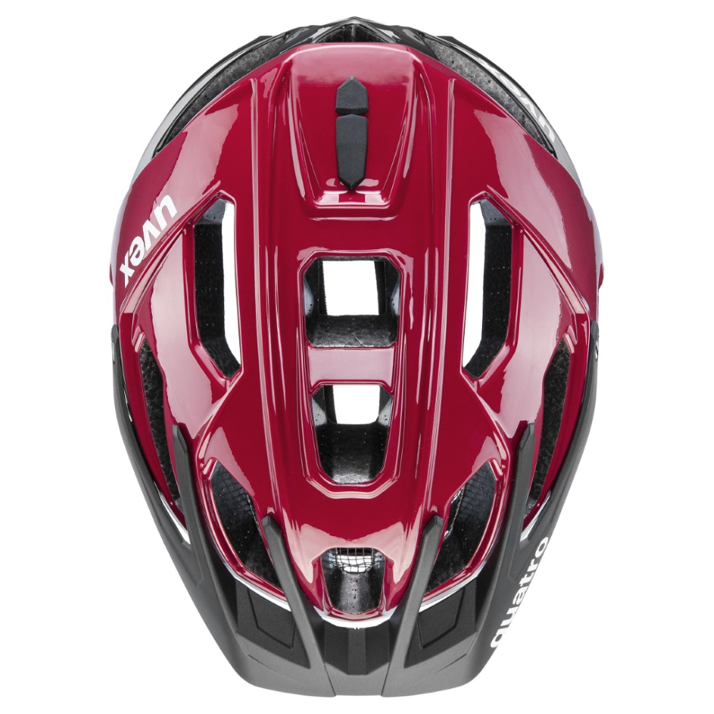 UVEX Helm quatro, ruby red-black, 52-57