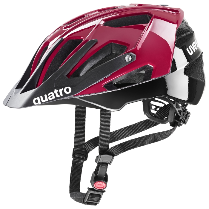 UVEX Helm quatro, ruby red-black, 56-61