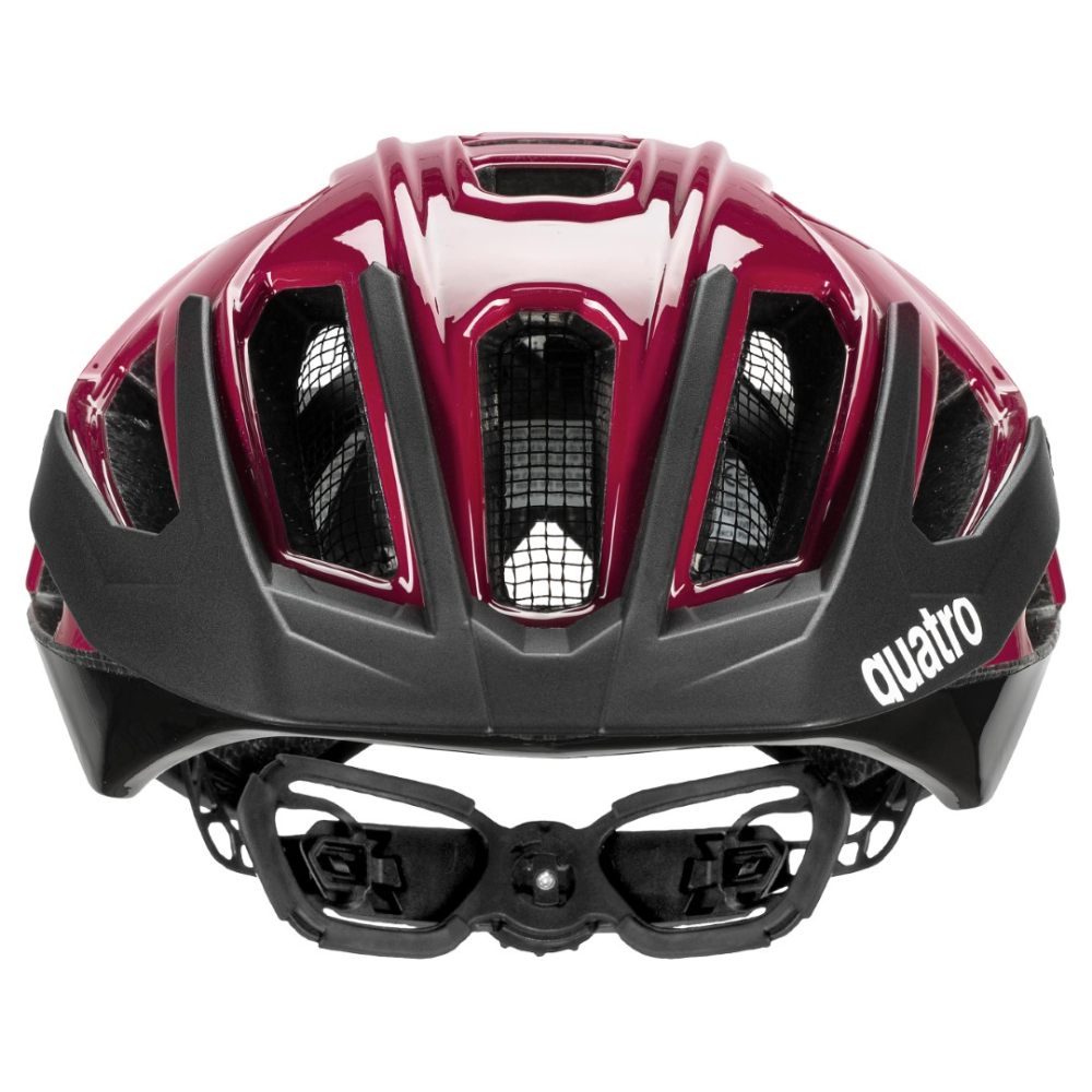 UVEX Helm quatro, ruby red-black