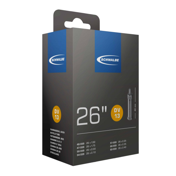 Schwalbe Schlauch DV13, 26", 40/62-559 (26x1.50-2.40)