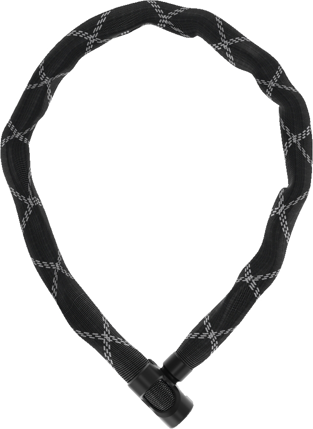 ABUS Veloschloss IvyTex Chain 6210/85mm, Level6, schwarz-weiss