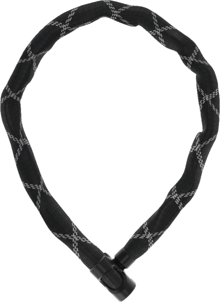 ABUS Veloschloss IvyTex Chain 6210/85mm, Level6, schwarz-weiss